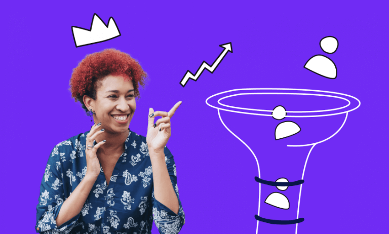 What is a lead conversion funnel?