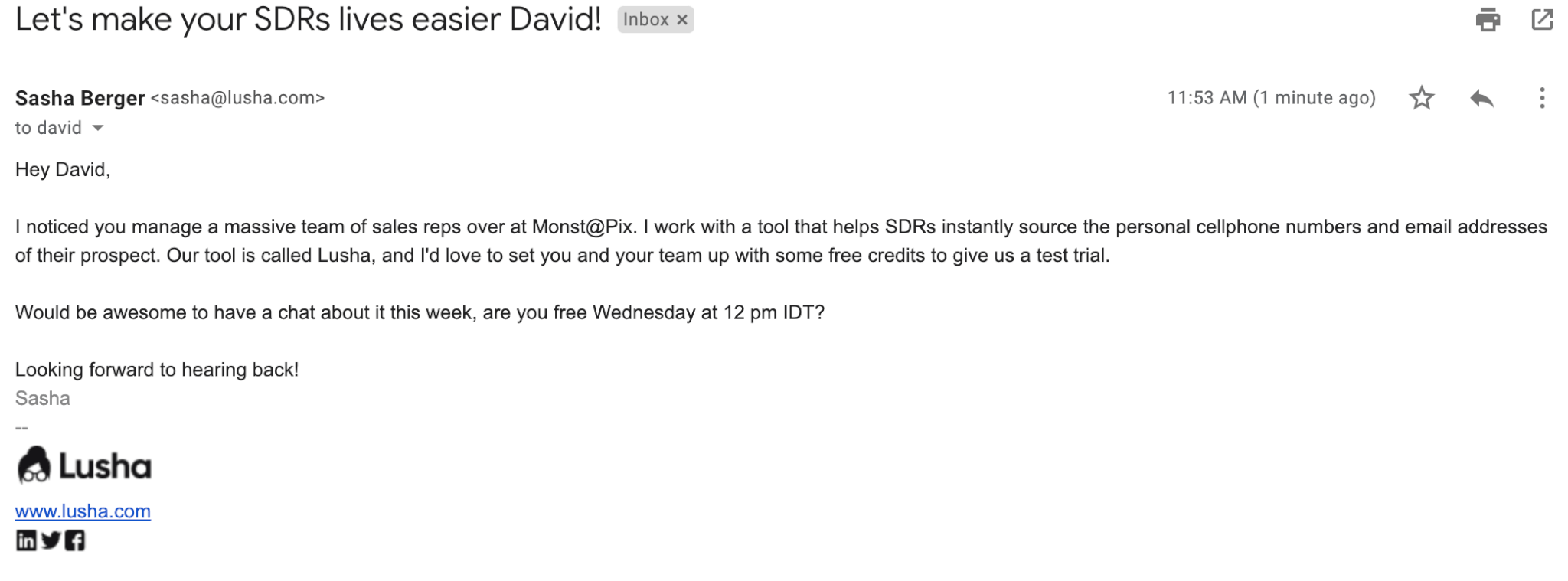 How to introduce yourself in a cold email