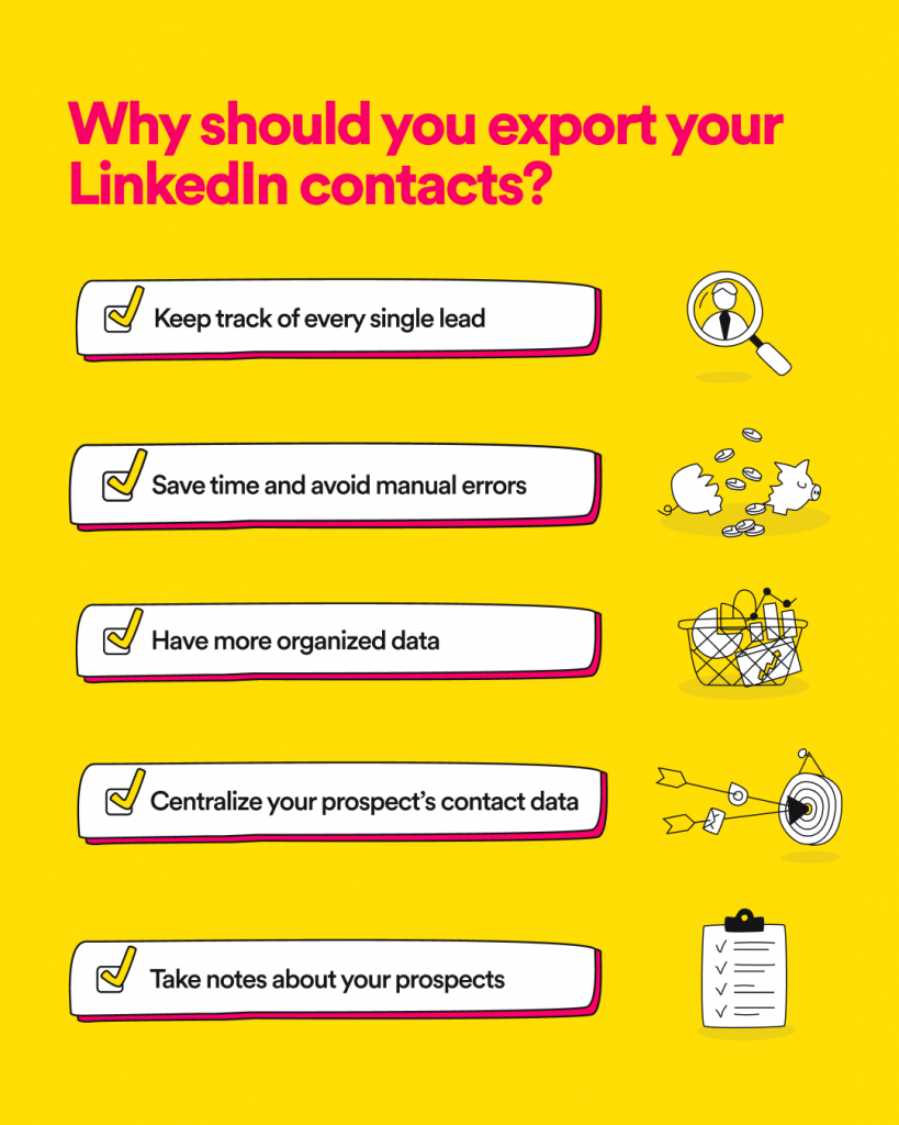 Why should you export your LinkedIn contacts?