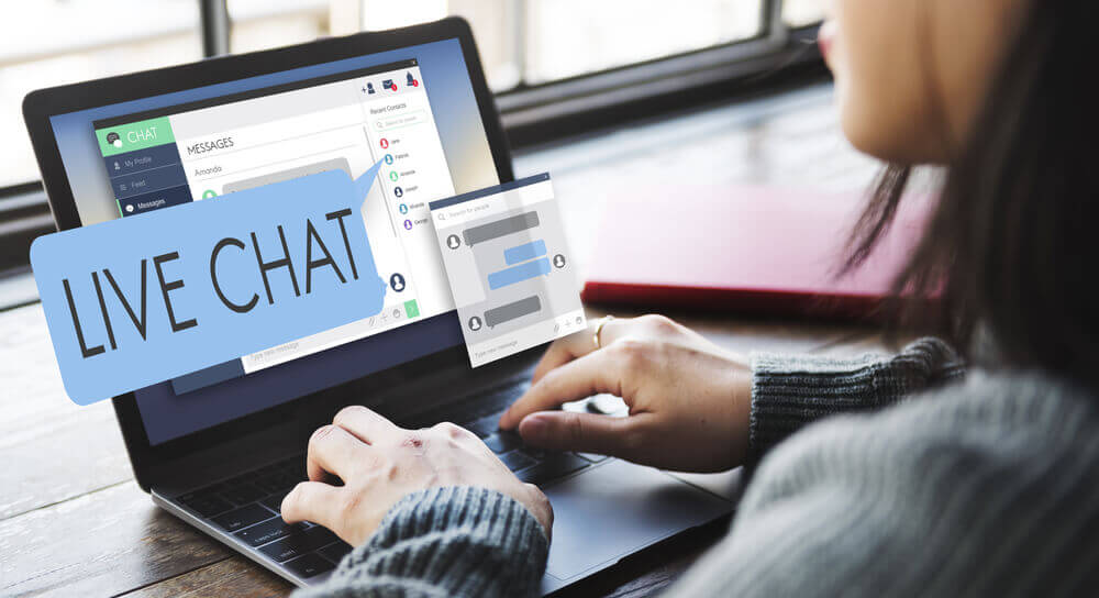 B2B sales leads with live chat