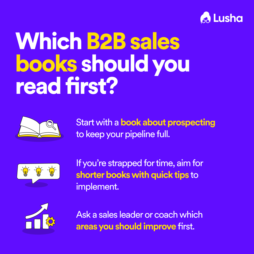 Which b2b sales books should you read first?