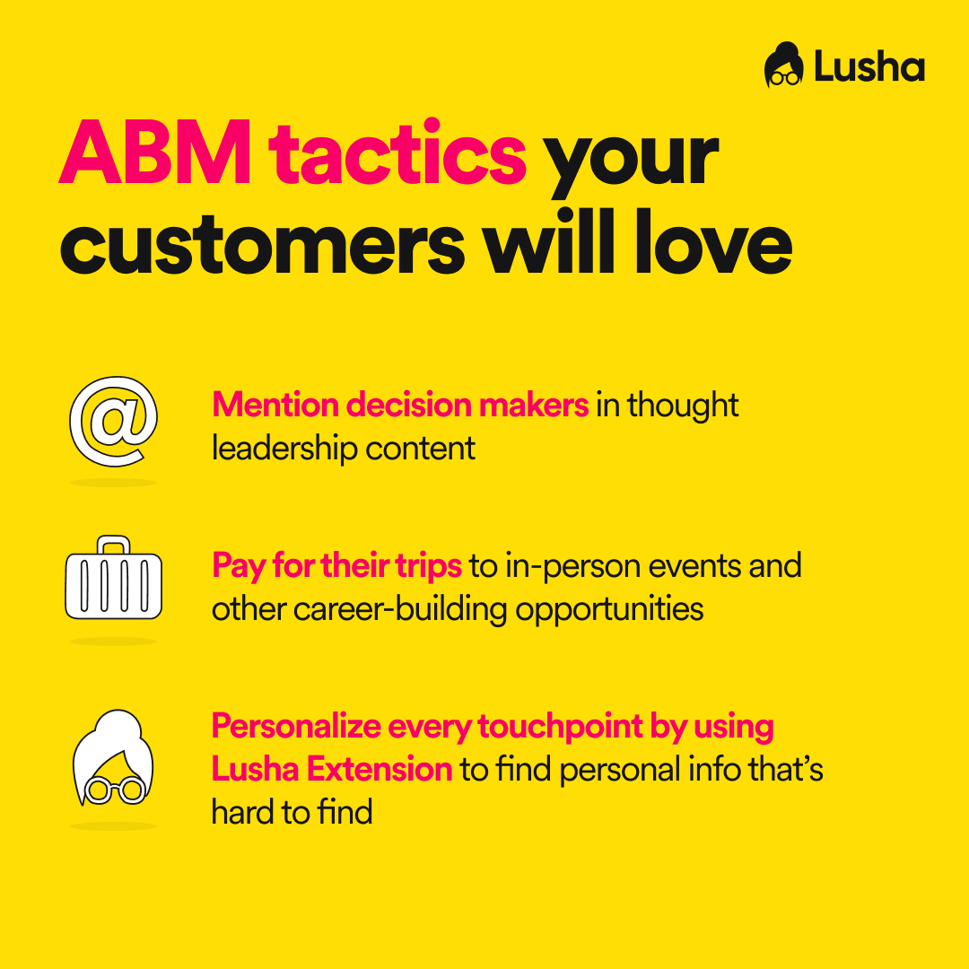 ABM tactics your customers will love