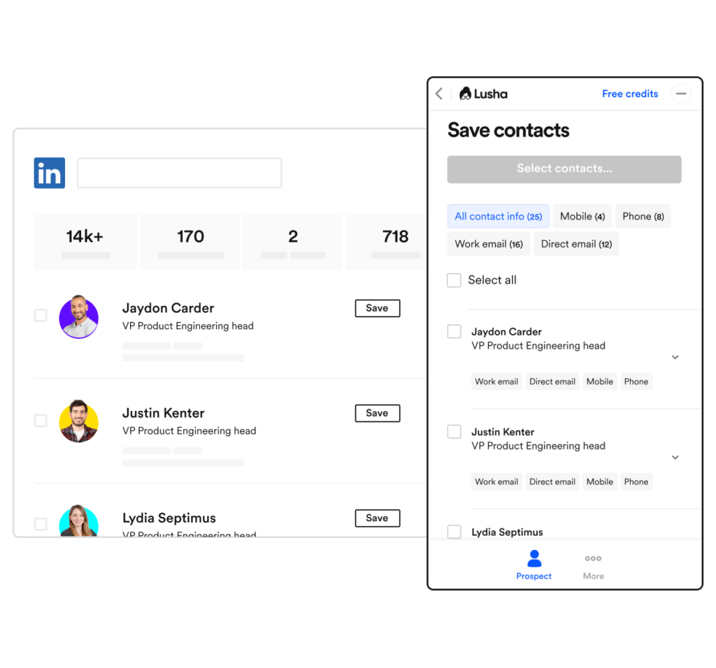 Email ﻿& Phone Number Finder Extension for LinkedIn - Lusha
