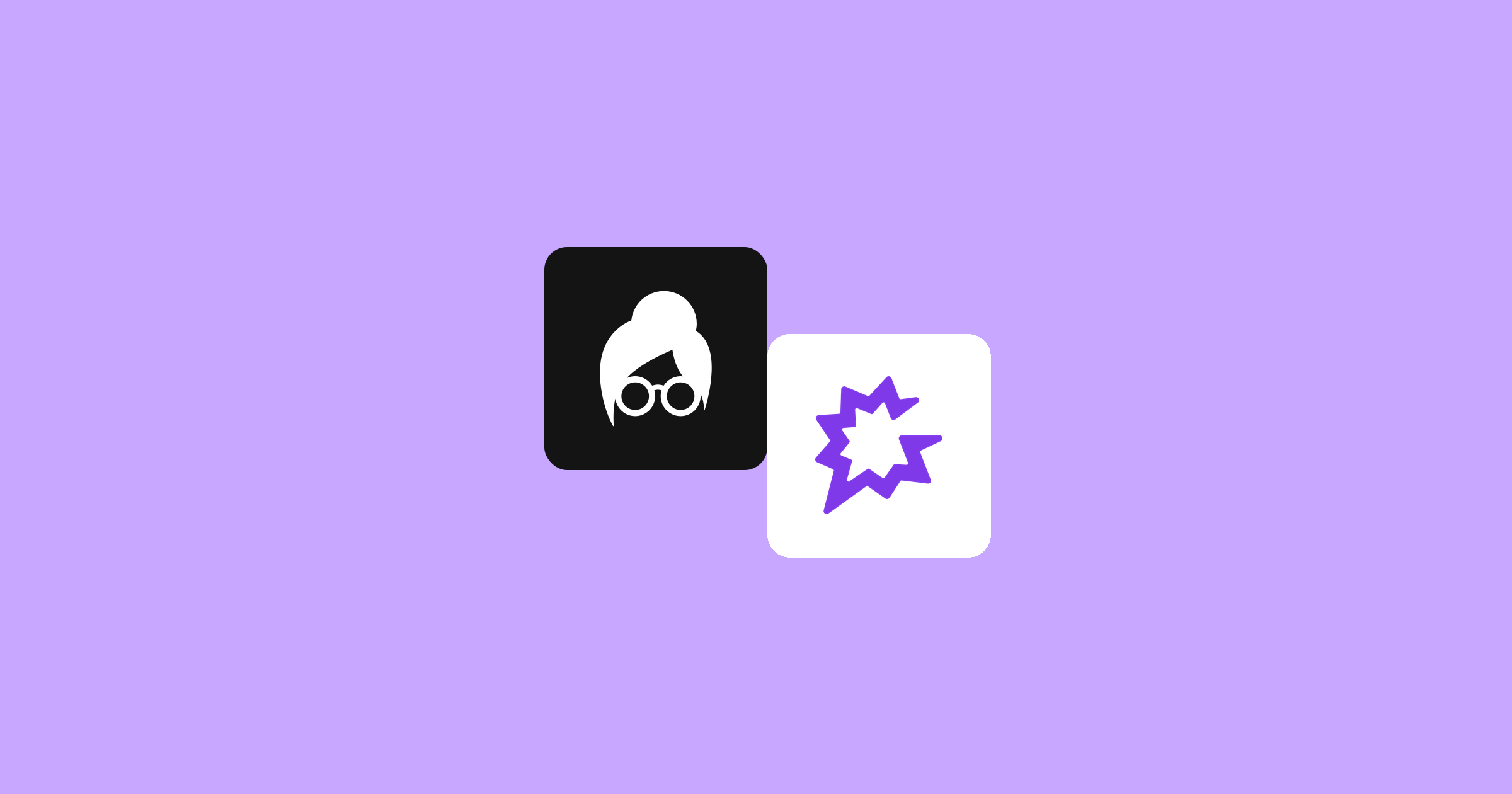 Lusha and Gong logos on a lilac background: Lusha is a Gong Enrich Data Partner.